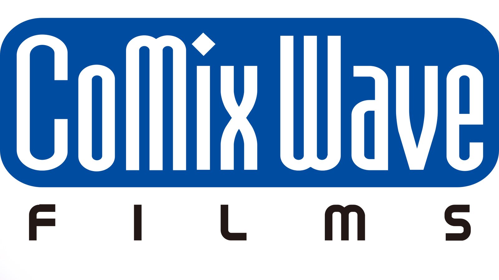 Logo de CoMix Wave Films, la productora detrás de aclamadas películas de anime como Suzume.